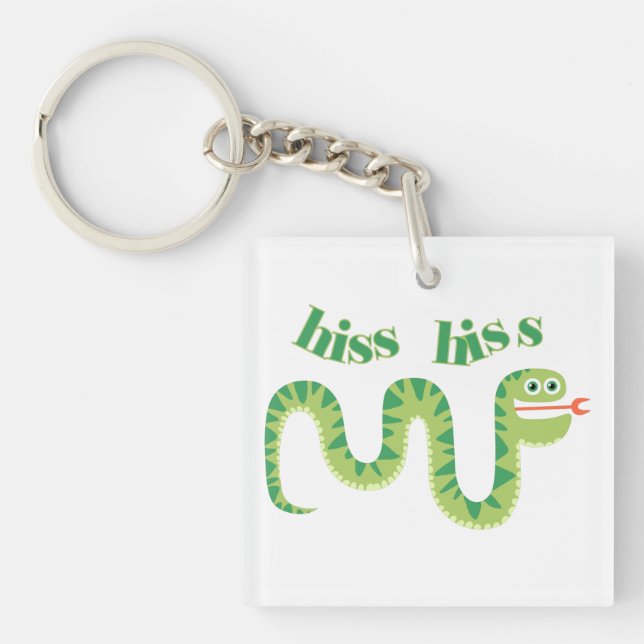 Hiss Hiss Snake Key Ring (Front)