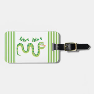 Hiss Hiss Snake Luggage Tag