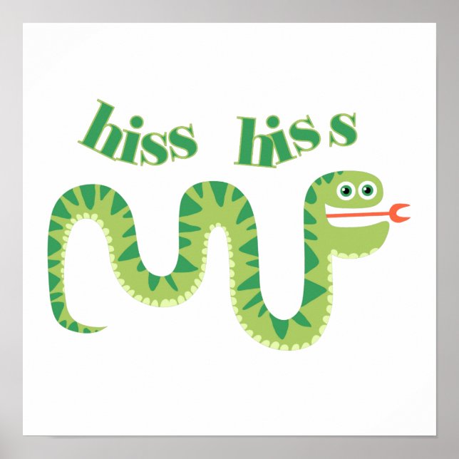 Hiss Hiss Snake Poster (Front)