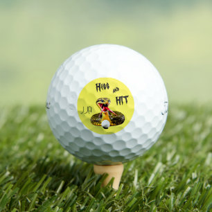 Hiss & Hit Snake - Golfer's Gift Golf Balls