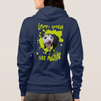 Hiss Machine Funny Grumpy Opossum Feral Humour