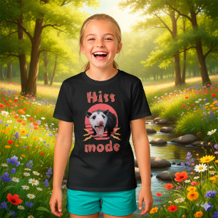 Hiss Mode Funny Opossum Hissing T-Shirt