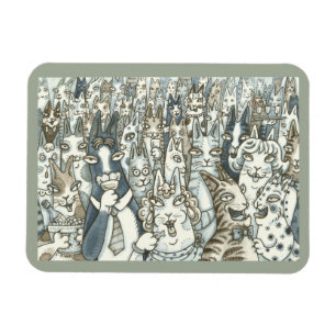 Hiss N' Fitz CAT PARTY MAGNET *Customise