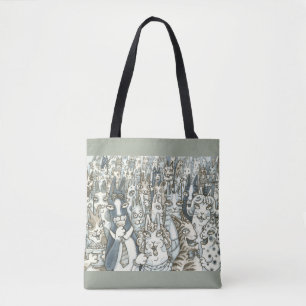 Hiss N' Fitz CAT PARTY TOTE BAG