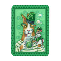 HISS N' FITZ CAT & RAT, CHEERS TO GREEN BEER FUNNY