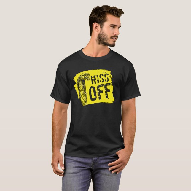 Hiss Off Snake T-Shirt (Front Full)