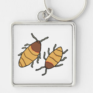 Hissing Cockroach Key Ring