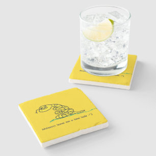 Hisssss Leave Me Alone Lads Gadsden Parody Stone Coaster