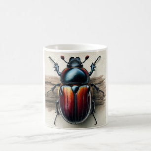 Hister beetle 270924IREF205 - Watercolor Coffee Mug