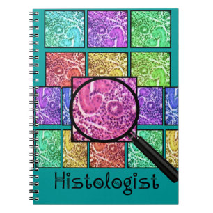 Histologist Gifts Magnified Cells Design Spiral Notebook