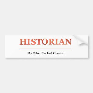 Historian Bumper Sticker