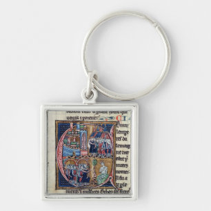 Historiated initial 'C' depicting Conrad III Key Ring