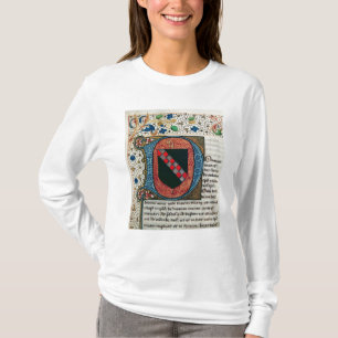 Historiated initial 'D' depicting coat of arms T-Shirt