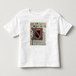 Historiated initial 'D' depicting coat of arms Toddler T-Shirt