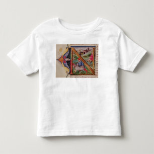 Historiated initial 'N' depicting sheep Toddler T-Shirt