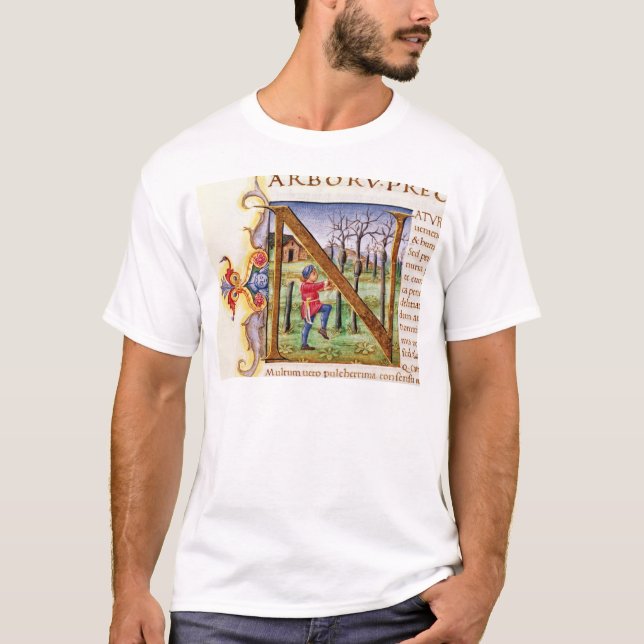 Historiated Initial 'N' T-Shirt (Front)