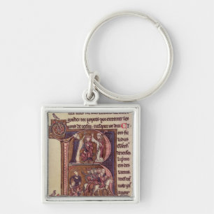 Historiated initial 'R' Key Ring
