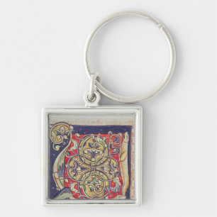 Historiated initial 'U' Key Ring