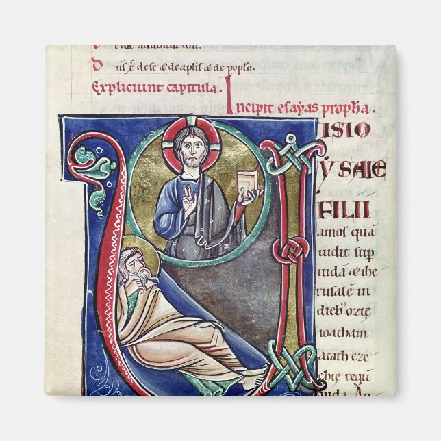 Historiated initial 'V' or 'U' Magnet (Front)