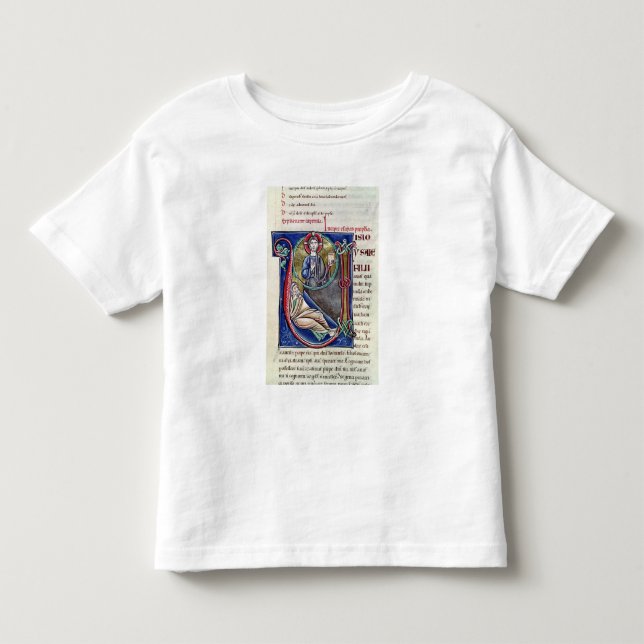 Historiated initial 'V' or 'U' Toddler T-Shirt (Front)
