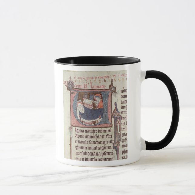 Historiated initials 'U' and 'I' Mug (Right)