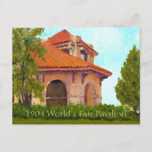 Historic 1904 World’s Fair Pavilion - St Louis Postcard