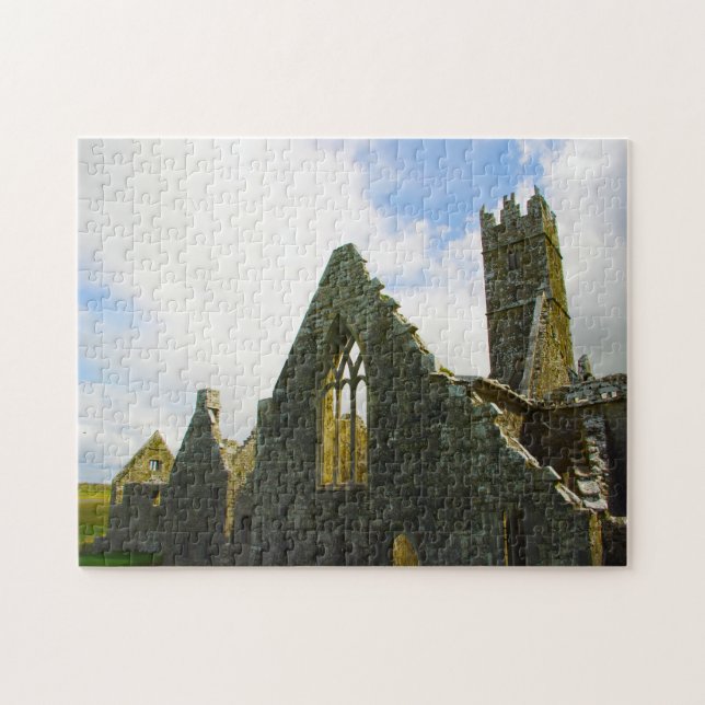 Historic Abbey Ruins Galway Ireland. Jigsaw Puzzle (Horizontal)