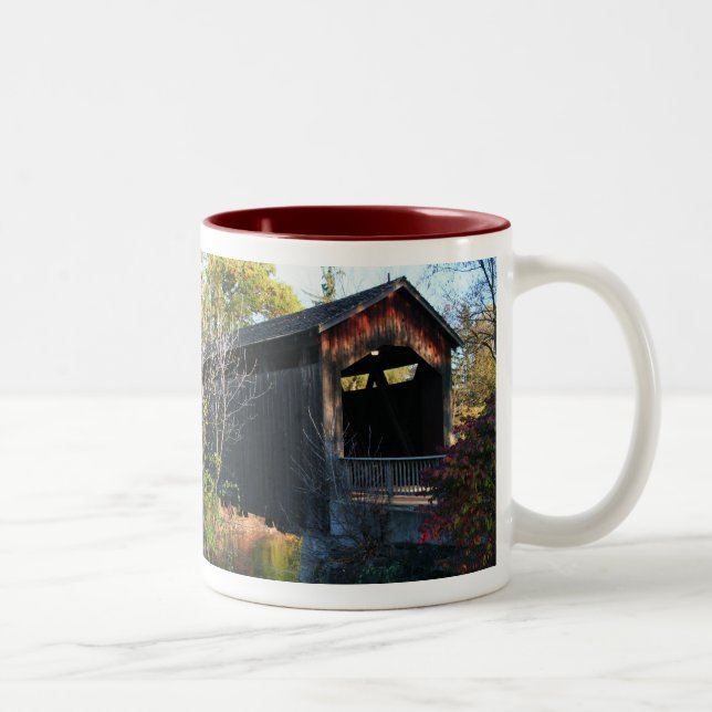 Historic Ada Covered Bridge Coffee Mug (Right)
