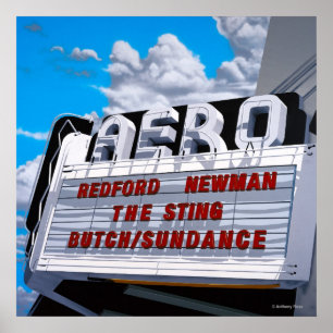 Historic Aero Theatre Print