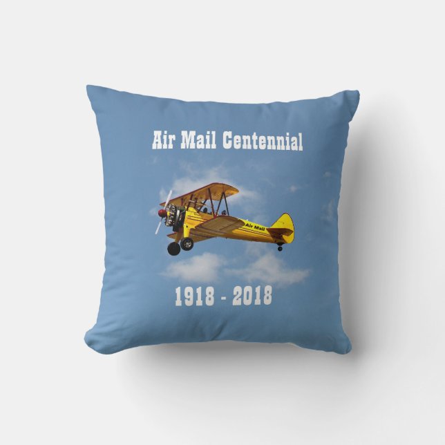 Historic Air Mail Service Centennial Cushion (Front)