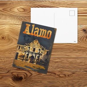 Historic Alamo Vintage Travel Postcard