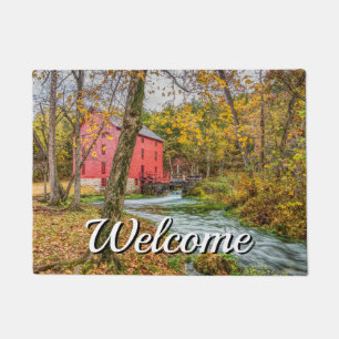 Historic Alley Mill Welcome Doormat