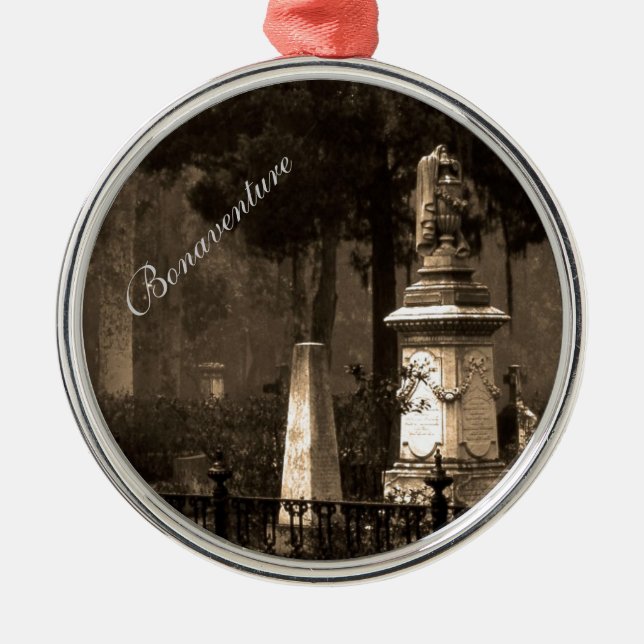 Historic Bonaventure Cemetery Metal Tree Decoration (Front)