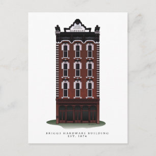 Historic Briggs Hardware Building Postcards
