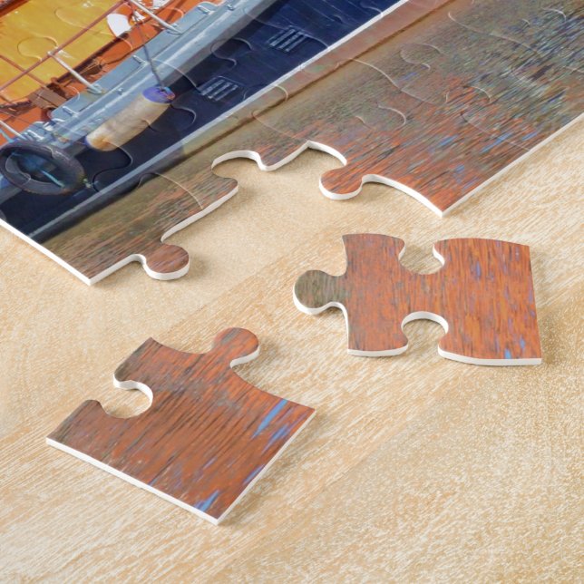 Historic British Lifeboat Jigsaw Puzzle (Side)
