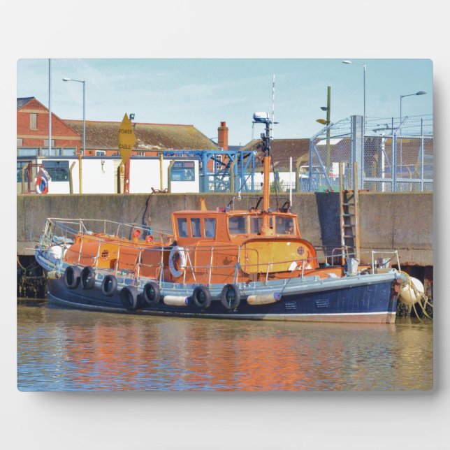 Historic British Lifeboat Plaque (Front)