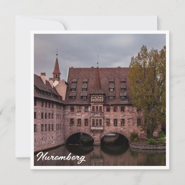 Historic building at sunset in Nuremberg, Germany (Front)