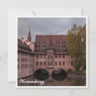 Historic building at sunset in Nuremberg, Germany