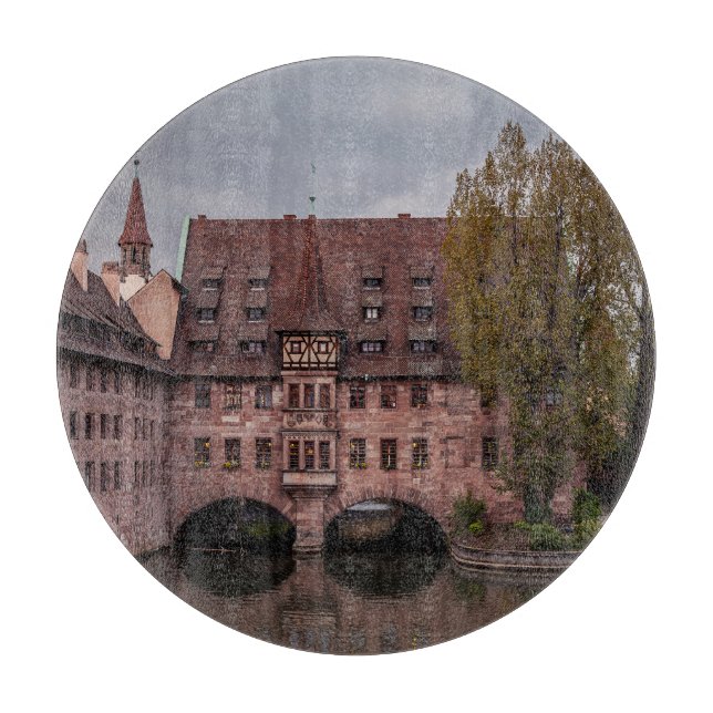 Historic building at sunset in Nuremberg, Germany Cutting Board (Front)