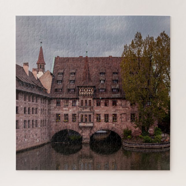 Historic building at sunset in Nuremberg, Germany Jigsaw Puzzle (Vertical)