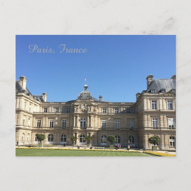 Historic Building in Paris France  Postcard (Front)