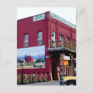 Historic building on Main Street, Joseph, Oregon Postcard