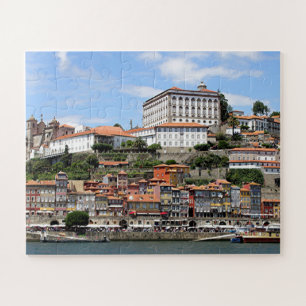 Historic buildings and river, Porto, Portugal Jigsaw Puzzle