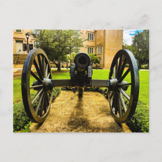 Historic Cannon at Georgia Military College Postcard
