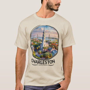 Historic Charleston South Carolina Artistic T-Shirt