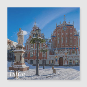 Historic city center in Riga, Latvia