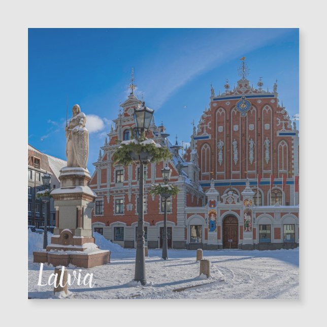 Historic city center in Riga, Latvia (Front)