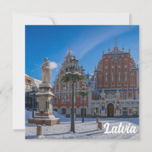 Historic city center in Riga, Latvia