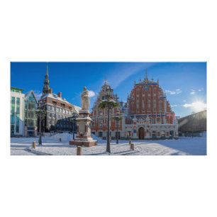 Historic city center in Riga, Latvia Photo Print