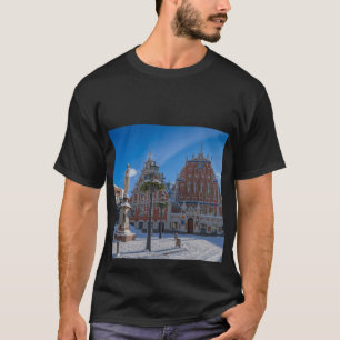 Historic city center in Riga, Latvia T-Shirt